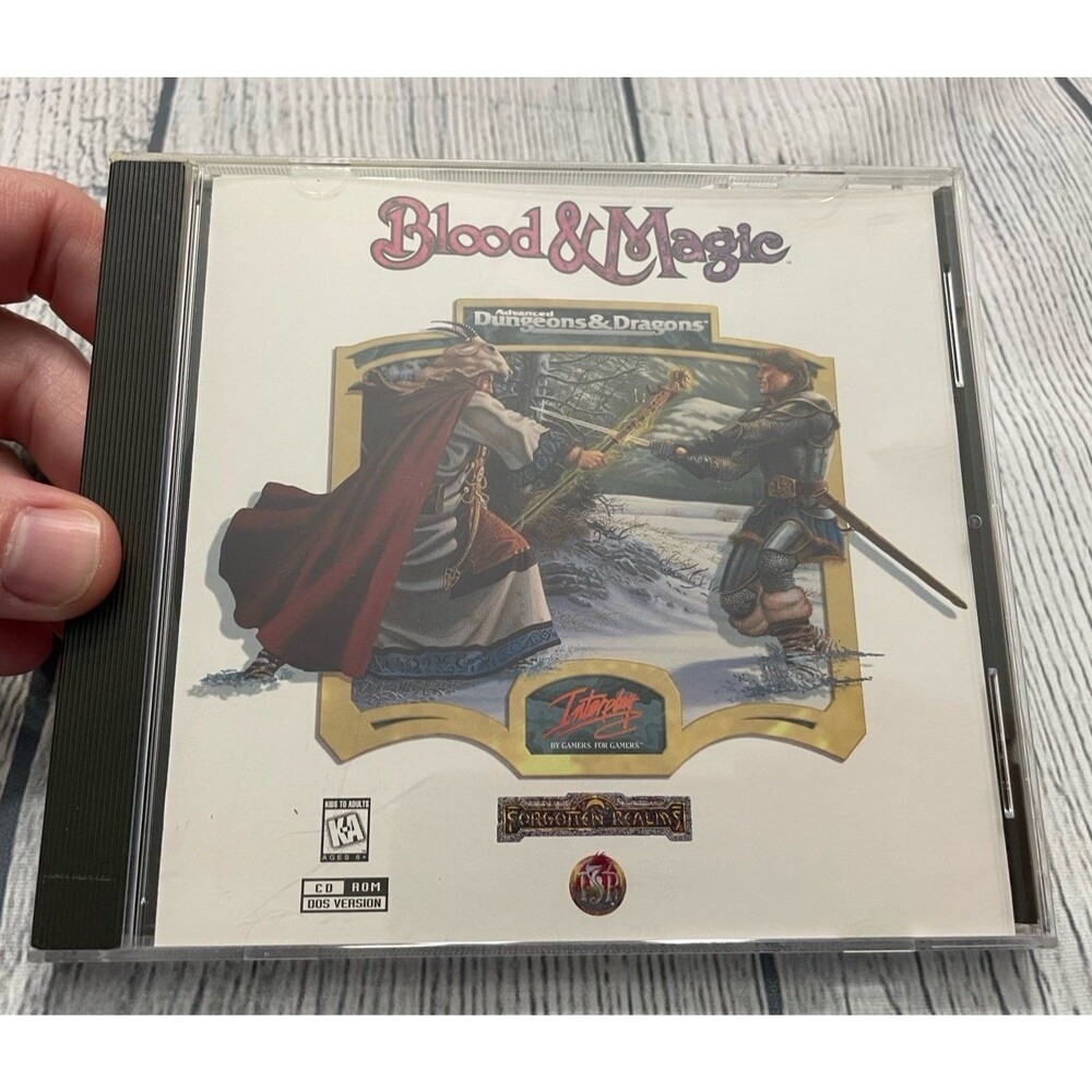 Blood & Magic Video Game, Advanced Dungeons & Dragons, PC Game, 1996